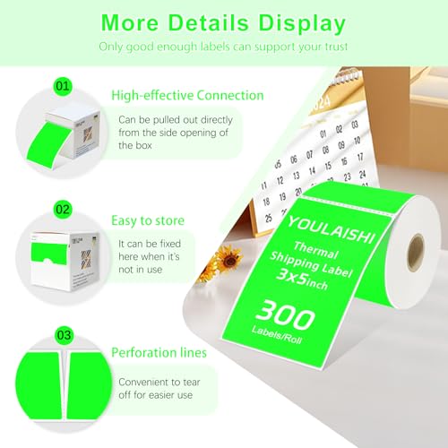 3 X 5 Inch Printable Waterproof Rectangle Color Coding Labels