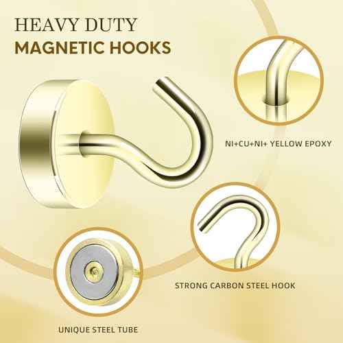 Magnetic Hooks Steel Tube Design for Cruise (10 Count)