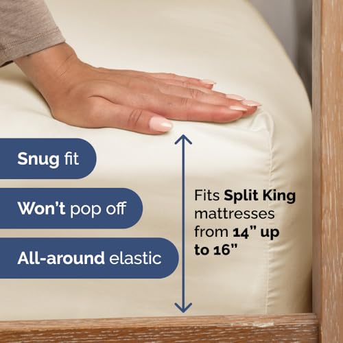 Flex Top Split Head King 4 Piece Sheet Set
