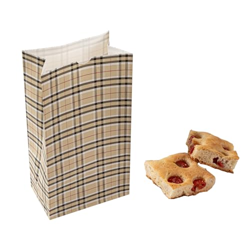 Paper Plaid Bag (100 Count)