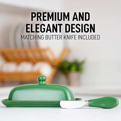 Zulay Butter Dish With Lid For Countertop