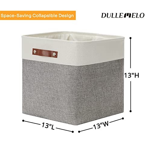 13 inch Fabric Storage Cubes 4 Pack Foldable Baskets