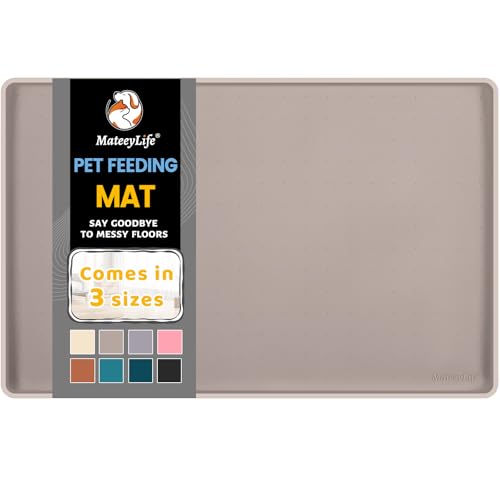 Silicone Cat & Dog Food Mat for Floors Waterproof
