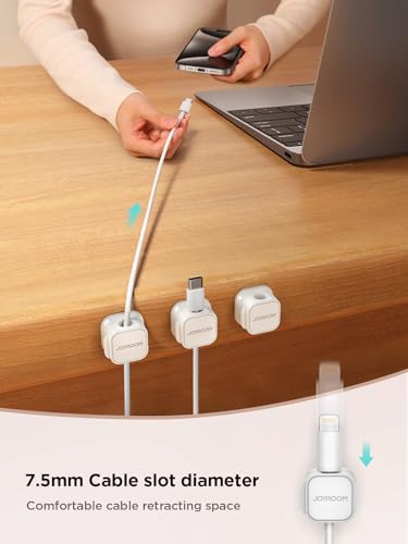 6 Pack Magnetic Cable Clips (6 Count)