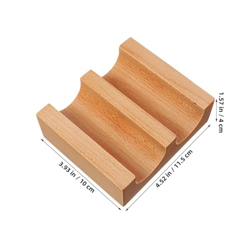 Hand Roll Sushi Holder U Shaped Sushi Stand Taco Rack Serving Plate for Japanese Cuisine Home Kitchen Party 4.52X3.93X1.57In