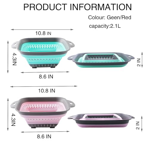 Collapsible Colander Set