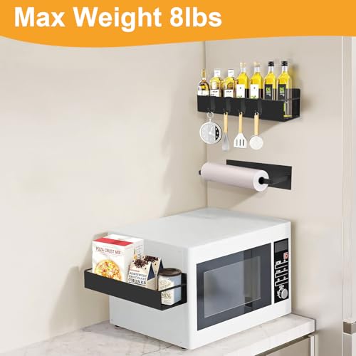 4 Pack Magnetic Spice Rack for Refrigerator