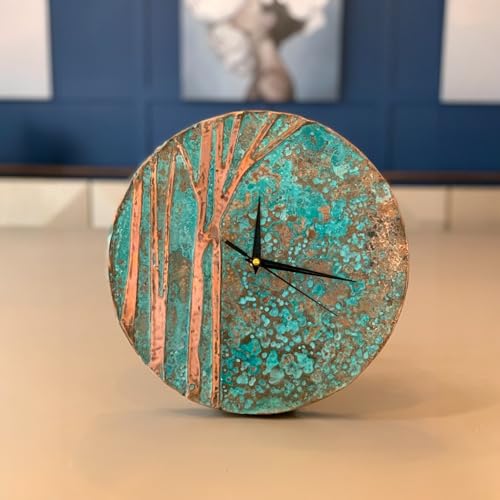 Handmade Copper Wall Clock Artisan Touch in Every Piece