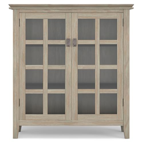 Artisan 38" Wide Solid Wood Cabinet in Distressed Grey