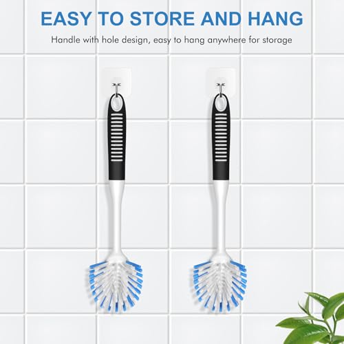 Dish Brush with Handle (2 Count)