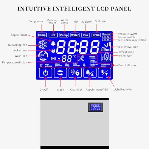 Commercial Ice Maker Machine 500 Lbs