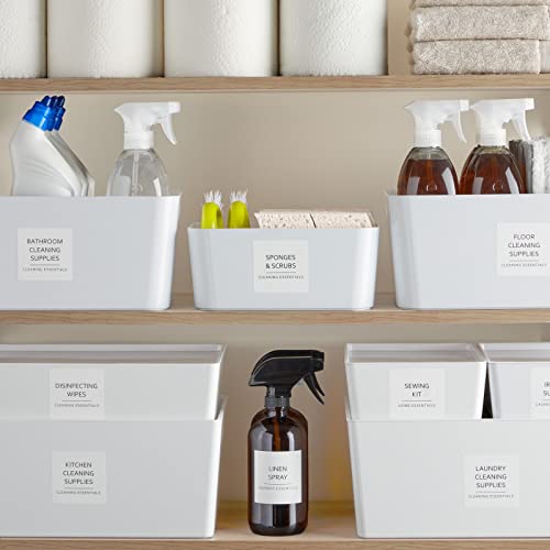 144 Minimalist Laundry Room Labels (144 Count)