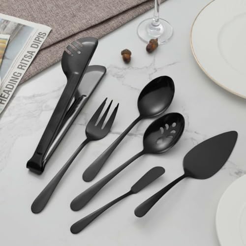 Black 20 Piece Serving Set (20 Count)
