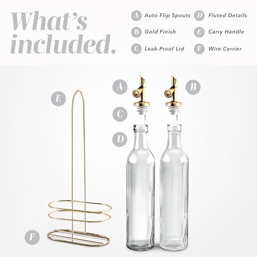 Glass Olive Oil Dispenser Bottle