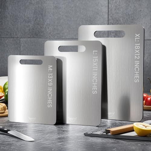 3 Pack Titanium Cutting Board (3 Count)