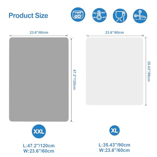Silicone Mats for Kitchen Counter 47"x23.6"x0.08”