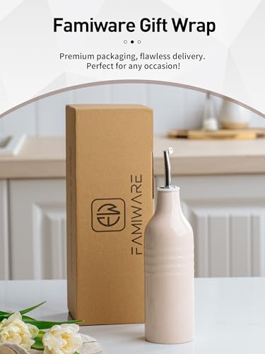 16oz Ceramic Oil Dispenser Bottle (2 Count)