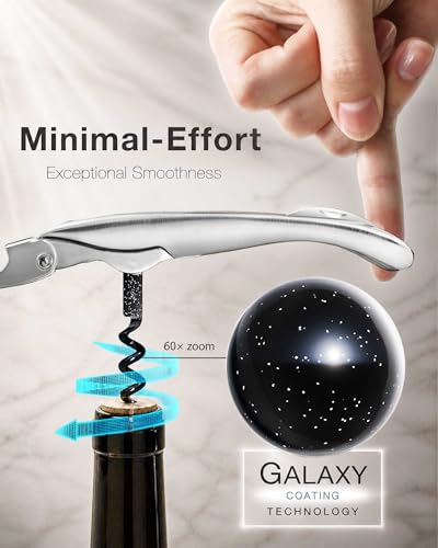 Zero Resistance THE HELIX Elite Corkscrew Silent Wine Bottle Opener Waiters Corkscrew Wine Key