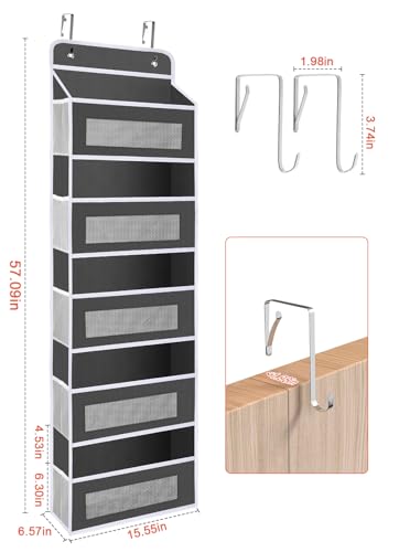 Over The Door Organizer Storage (5 Count)