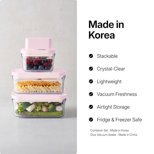 Premium Airtight Food Storage Containers ROSE 8P (8 Count)