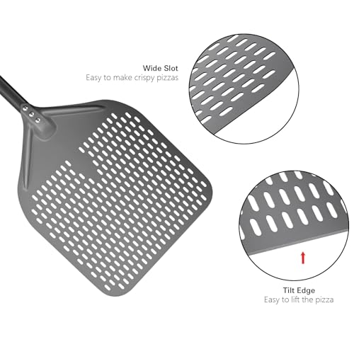 14" x 17" Perforated Pizza Peel