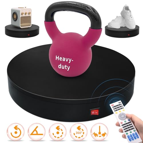 15.8In Remote Motorized Electric Turntable Rotating Display Stand Rotating Platform Photography Turntable motorized lazy susan base giratoria para for Photography