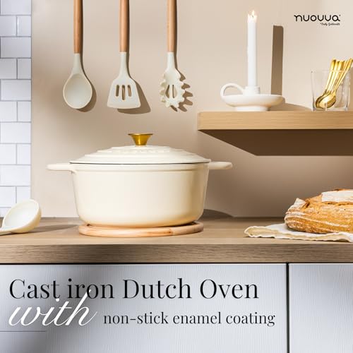 Enamelled Cast Iron Dutch Oven Pot with Lid