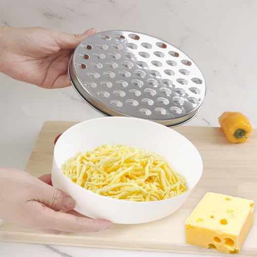 Cheese Grater Citrus Lemon Zester with Food Storage Container & Lid