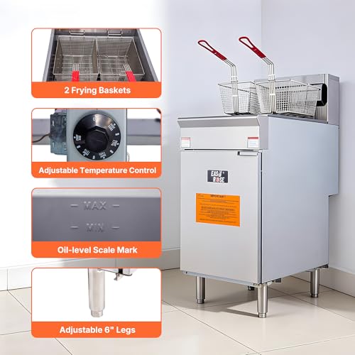 75 lb Commercial Propane Deep Fryer
