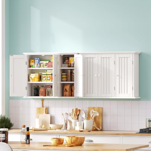 Laundry Cabinet with 3 Doors and Adjustable Shelves