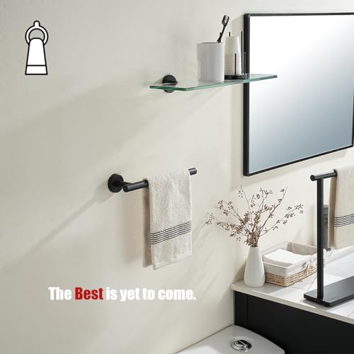 Hand Towel Holder Towel Ring Black