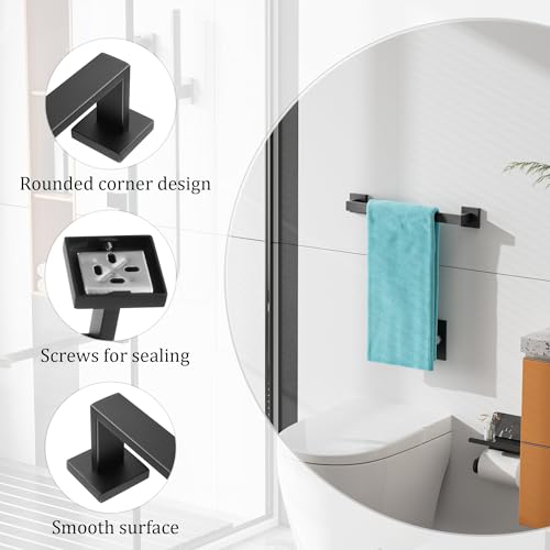 Towel Bar Towel Racks for Bathroom Wall Mount 16 Inch