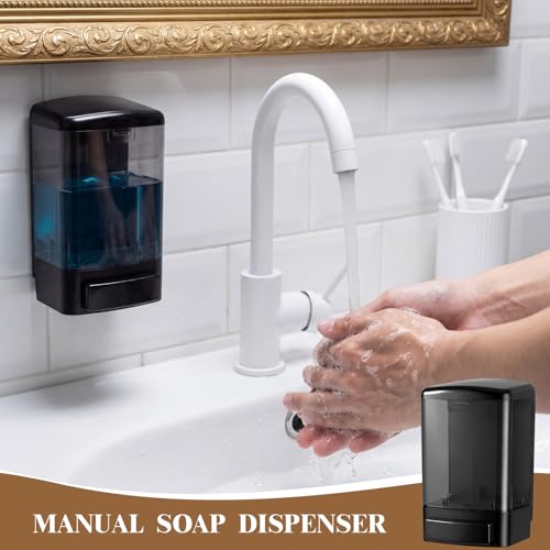 6 Pcs Wall Mounted Soap Dispenser (6 Count)