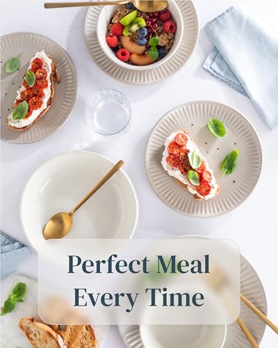 12 Piece Stoneware Dinnerware Set for 4 (12 Count)