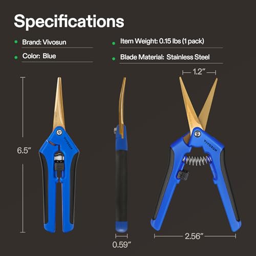 6.5 Inch Garden Scissors (6 Count)