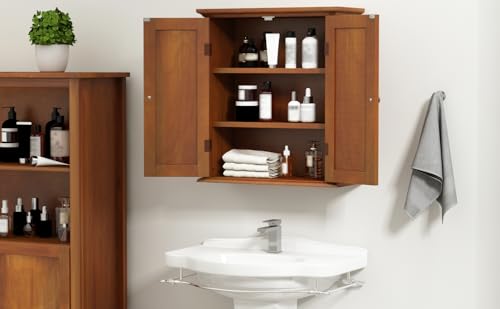 Bathroom Wall Cabinet with 2 Doors
