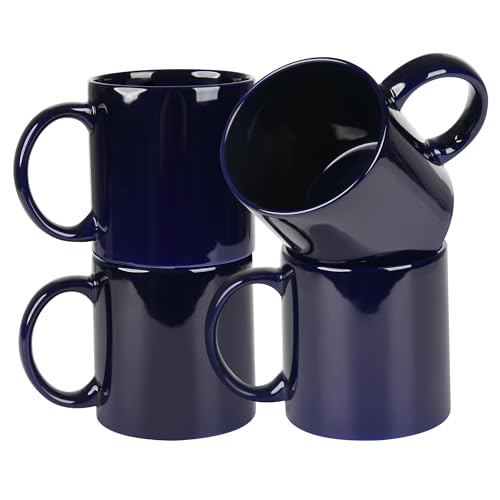 22oz Super Large Ceramic Coffee Mugs Large Handles Set of 4 (4 Count)