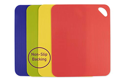 Heavy Duty Grippmat Flexible Cutting Board Set of Four
