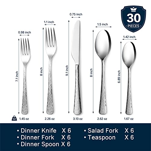 Silverware Set for 6 (30 Count)