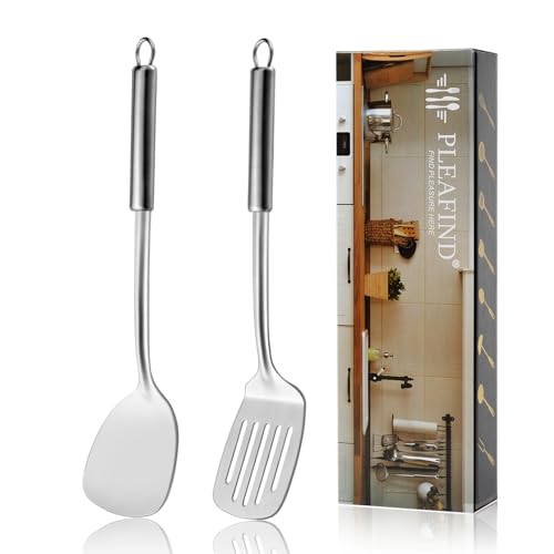 2 Pcs Solid & Slotted Spatula Set (2 Count)