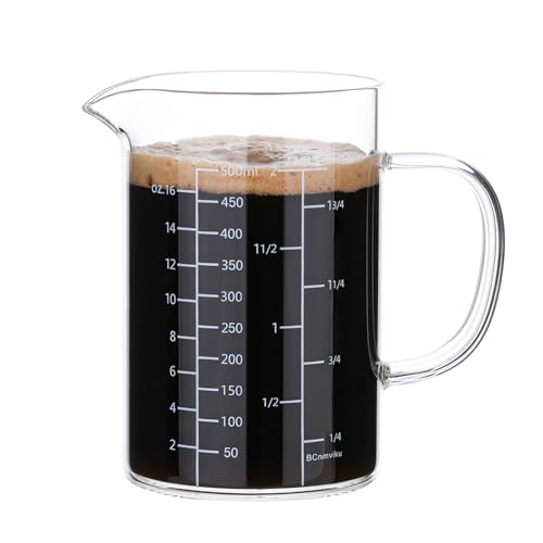 500ML 2 CUP Glass Measuring Cup With Handle