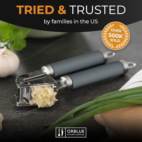 Garlic Press and Peeler Set