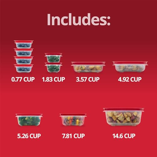 EasyStore Rectangle and Square Containers (22 Count)