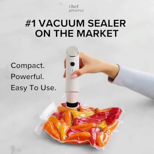 Compact Vacuum Sealer for Food (30 Count)