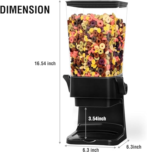 Cereal Dispenser Countertop 3pcs (3 Count)