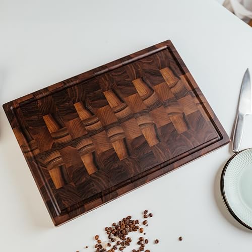 Handmade Personalized Walnut End Grain Cutting Board