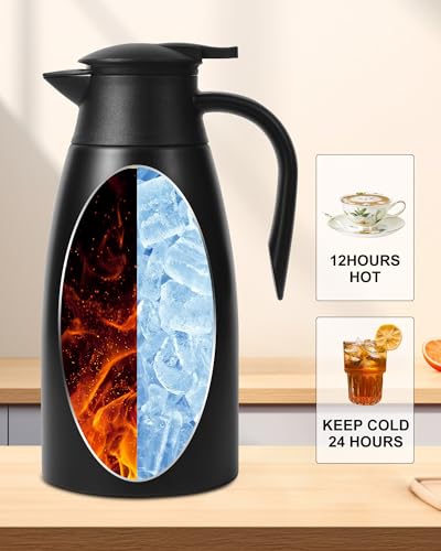 70oz Thermal Coffee Carafe for keeping hot (3 Count)