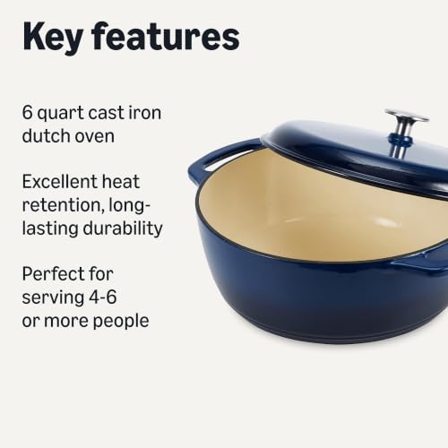 Enameled Cast Iron Dutch Oven Pot with Lid