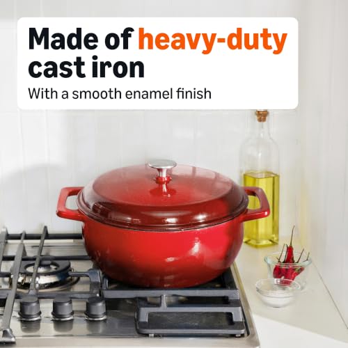 Enameled Cast Iron Dutch Oven Pot with Lid