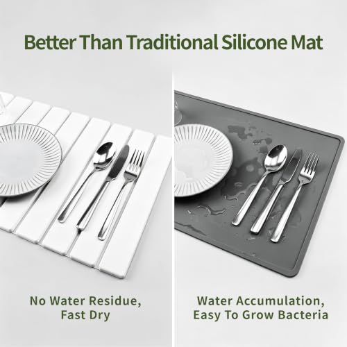 Large Stone Diatomaceous Dish Drying Mat